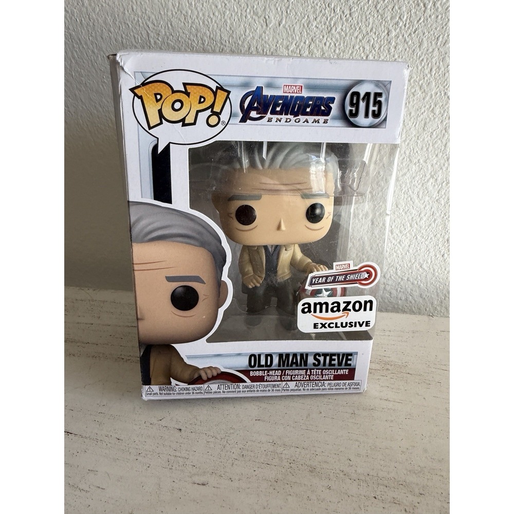 Funko Pop 915 Old Man Steve Year of the Shield Vinyl Fig. Amazon‎ Exclusive